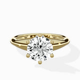 Classic Four Prong Solitaire Ring Engagement Ring