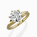 Classic Four Prong Solitaire Ring Engagement Ring