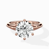 Classic Four Prong Solitaire Ring Engagement Ring