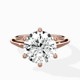 Classic Four Prong Solitaire Ring Engagement Ring