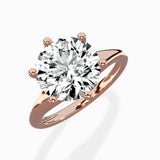 Classic Four Prong Solitaire Ring Engagement Ring