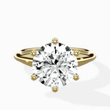Classic Four Prong Solitaire Ring Engagement Ring