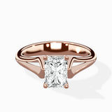 Cathedral Arch Solitaire Ring Engagement Ring