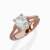 Cathedral Arch Solitaire Ring Engagement Ring