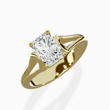 Cathedral Arch Solitaire Ring Engagement Ring