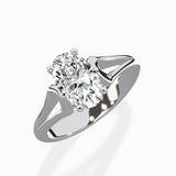 Cathedral Arch Solitaire Ring Engagement Ring