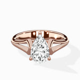 Cathedral Arch Solitaire Ring Engagement Ring