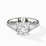 Cathedral Arch Solitaire Ring Engagement Ring
