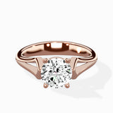 Cathedral Arch Solitaire Ring Engagement Ring
