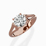 Cathedral Arch Solitaire Ring Engagement Ring