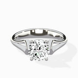 Cathedral Arch Solitaire Ring Engagement Ring