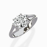Cathedral Arch Solitaire Ring Engagement Ring