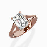 Cathedral Arch Solitaire Ring Engagement Ring