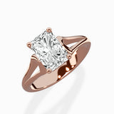 Cathedral Arch Solitaire Ring Engagement Ring
