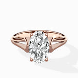 Cathedral Arch Solitaire Ring Engagement Ring