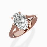 Cathedral Arch Solitaire Ring Engagement Ring
