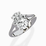 Cathedral Arch Solitaire Ring Engagement Ring