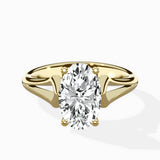 Cathedral Arch Solitaire Ring Engagement Ring