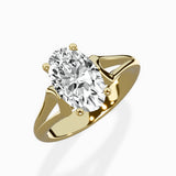 Cathedral Arch Solitaire Ring Engagement Ring