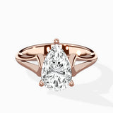 Cathedral Arch Solitaire Ring Engagement Ring