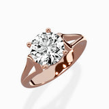 Cathedral Arch Solitaire Ring Engagement Ring