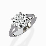 Cathedral Arch Solitaire Ring Engagement Ring