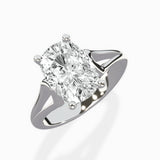 Cathedral Arch Solitaire Ring Engagement Ring