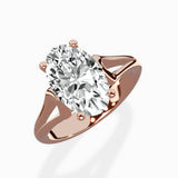 Cathedral Arch Solitaire Ring Engagement Ring