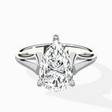 Cathedral Arch Solitaire Ring Engagement Ring