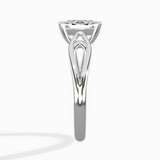 Split Shank Open Gallery Solitaire Ring Engagement Ring