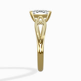 Split Shank Open Gallery Solitaire Ring Engagement Ring