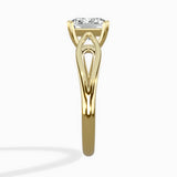 Split Shank Open Gallery Solitaire Ring Engagement Ring