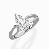 Split Shank Open Gallery Solitaire Ring Engagement Ring