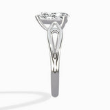 Split Shank Open Gallery Solitaire Ring Engagement Ring