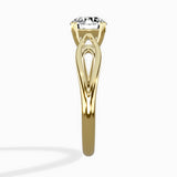 Split Shank Open Gallery Solitaire Ring Engagement Ring