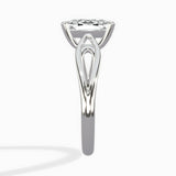 Split Shank Open Gallery Solitaire Ring Engagement Ring