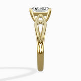 Split Shank Open Gallery Solitaire Ring Engagement Ring