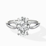 Split Shank Open Gallery Solitaire Ring Engagement Ring