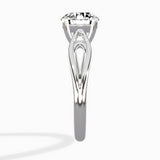 Split Shank Open Gallery Solitaire Ring Engagement Ring
