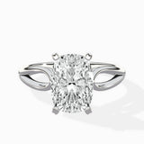 Split Shank Open Gallery Solitaire Ring Engagement Ring
