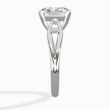Split Shank Open Gallery Solitaire Ring Engagement Ring