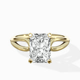 Split Shank Open Gallery Solitaire Ring Engagement Ring