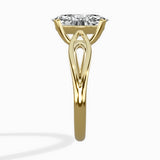 Split Shank Open Gallery Solitaire Ring Engagement Ring