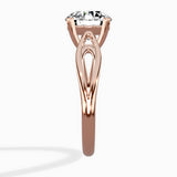 Split Shank Open Gallery Solitaire Ring Engagement Ring