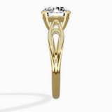 Split Shank Open Gallery Solitaire Ring Engagement Ring