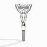 Split Shank Open Gallery Solitaire Ring Engagement Ring
