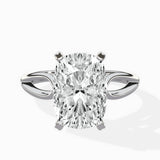 Split Shank Open Gallery Solitaire Ring Engagement Ring