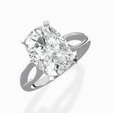 Split Shank Open Gallery Solitaire Ring Engagement Ring
