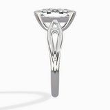 Split Shank Open Gallery Solitaire Ring Engagement Ring