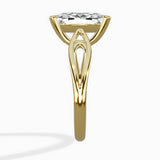 Split Shank Open Gallery Solitaire Ring Engagement Ring